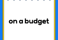 on a budget