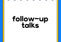 follow-up talks